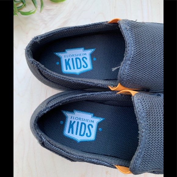 Florsheim boys charcoal flor slip on dress shoes - Picture 5 of 7